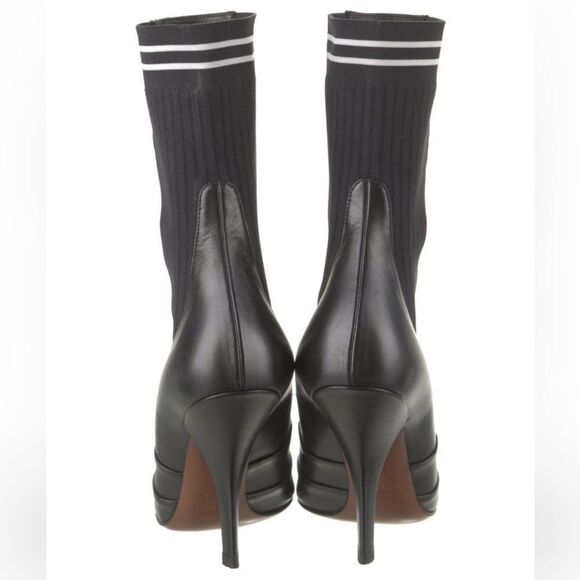 Fendi Leather heel Booties - Picture 3 of 5